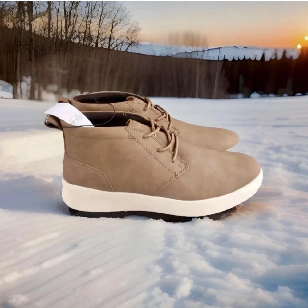 Izod Men’s Palmer Chukka Lightweight Boots Shoes Brown Memory Foam Brand New 11 - Picture 5 of 7